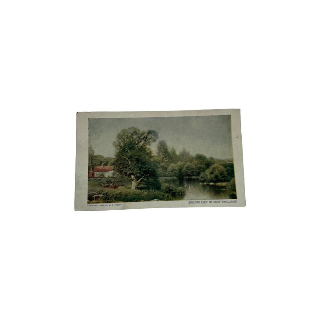 Vintage Postcard Spring Time in England NY Sunday u